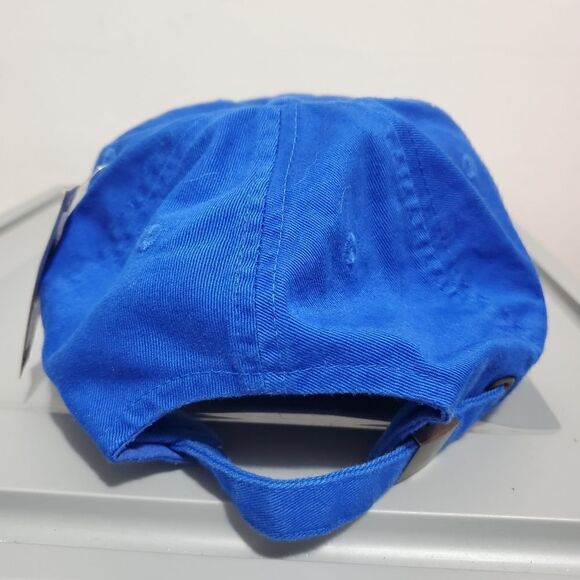 NWT DAD UNISEX CAP HAT DISTRESSED BLUE STRAPBACK - Picture 8 of 12